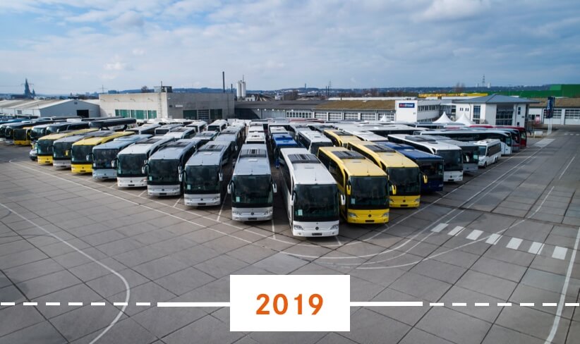 Início da época de autocarros usados